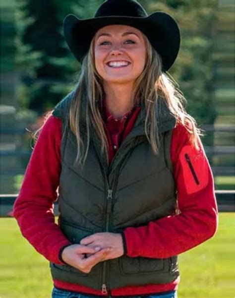 Buy Heartland Amy Fleming Vest Amber Marshall Green Vest