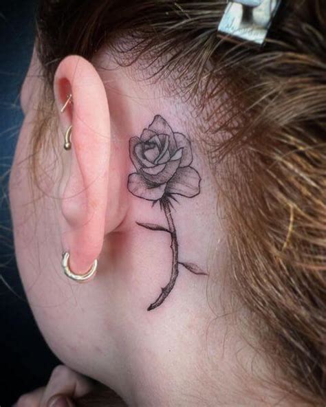 Behind The Ear Tattoos For Women Top 55 Designs Ideas Ladylife