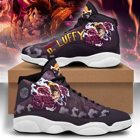 One Piece Monkey D Luffy Air Jordan Shoes V