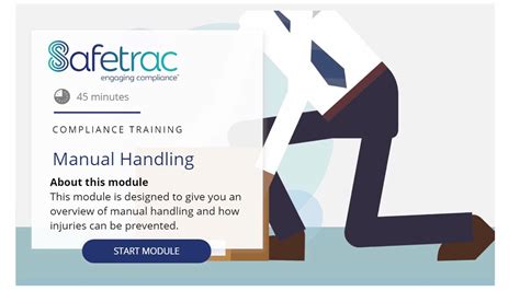 Manual Handling Online Training Course Safetrac Engaging Compliance