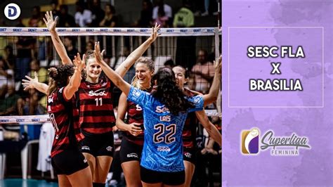 Sesc Flamengo X Bras Lia Melhores Momentos Superliga Feminina