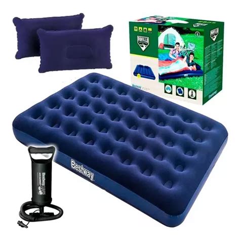 Colchon Inflable Plazas Inflador Almohadas Bestway Cuotas Sin