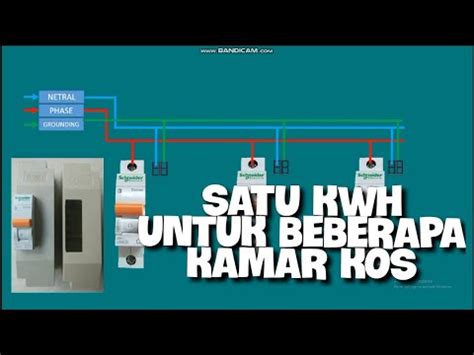 Instalasi Listrik Kamar Kos Satu Kwh Youtube