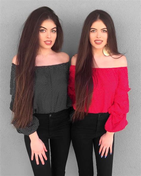 Gülcan And Sahinur Twins On Instagram “black Or Red Tag Your Bff 👯 Spam With 🖤 ️ •anzeige