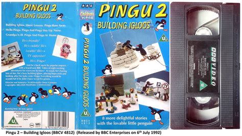 Pingu 2 Building Igloos BBCV 4812 UK VHS Cover And Tap Flickr