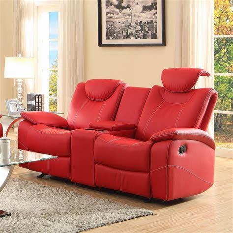 The Best Reclining Sofa Reviews: Red Leather Reclining Sofa And Loveseat