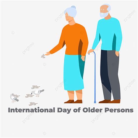 Older Person Vector Hd PNG Images International Day Of Older Persons