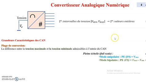 Num Risation D Un Signal Analogique Tfd Youtube