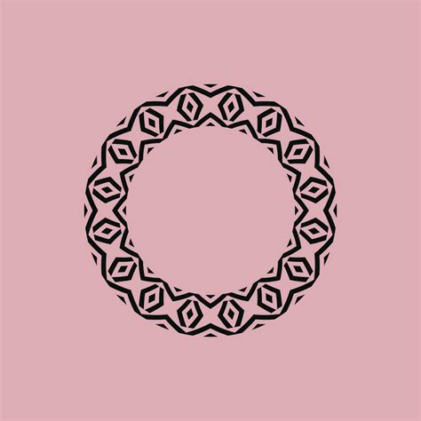 abstract art decorative circle ornamental pattern frame 31981034 Vector Art at Vecteezy