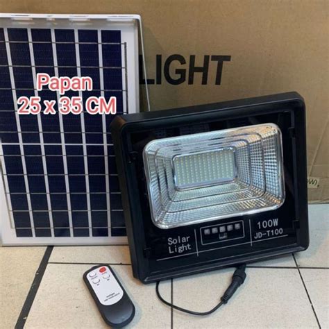 Promo LAMPU SOROT LED SOLAR PANEL SURYA 100 WATT 100W SELERA KITA