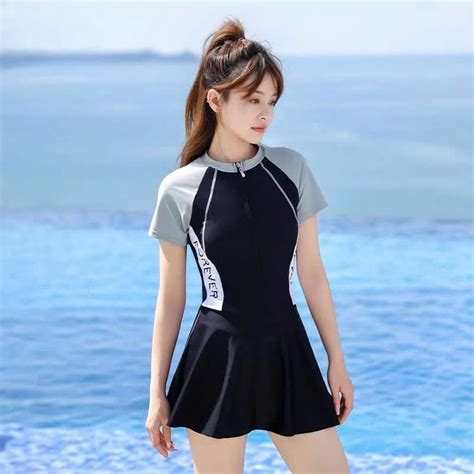 Có size lớn Đồ bơi nữ Bikini đi biển đồ bơi nữ mẹ và bé mảnh dạng váy có quần bảo hộ kín