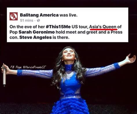 Vince Tadeo On Twitter Yes ASIA S QUEEN OF POP SARAH GERONIMO