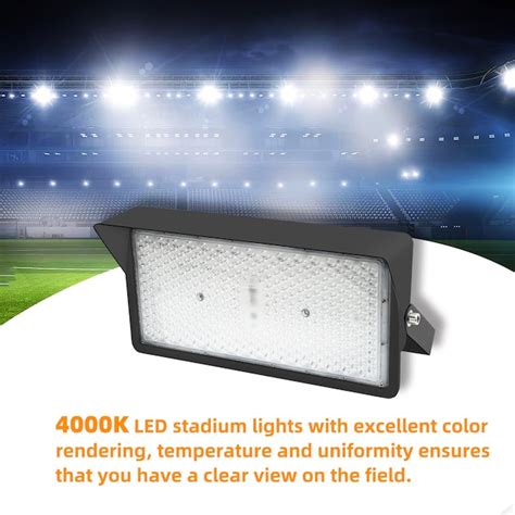 Wyzm 1000 Watt Eq Hardwired Led Bronze 1 Head Dusk To Dawn Flood Light 36000 Lumen Sbl200 At