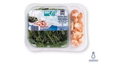 Almare Seafood Wakame Salat Mit Asc Garnelen Aldi Suisse Ab