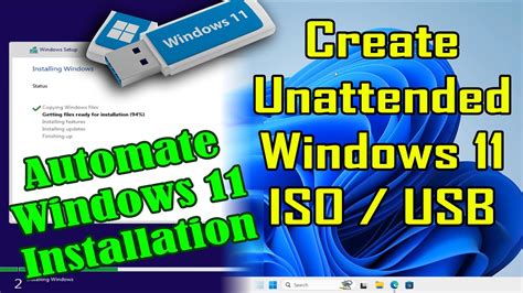 Create Unattended Windows Installation Disk Automate Windows