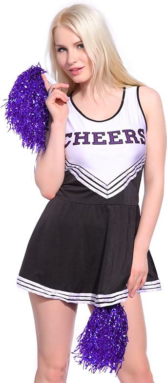 Sexy Cheerleader Uniform Kleid Trikot Dress Cheerleading Cheer Kostüm