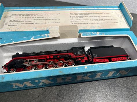 Märklin H0 3047 3 Stoomlocomotief met tender 1 BR 44 met Rook