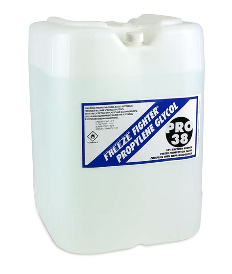 Propylene Glycol 38 Pre Mix 5 Gal Anti Freeze Argco