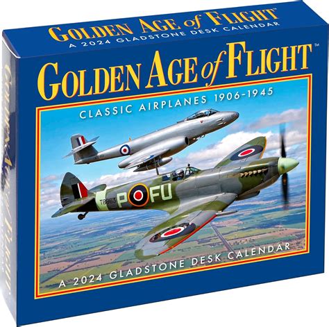 Amazon Gladstone Media Golden Age Of Flight Wall Calendar