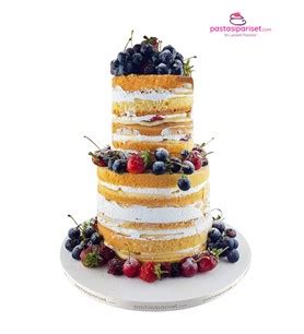 Kırmızı Meyveli Naked Cake Pasta Sipariş Et