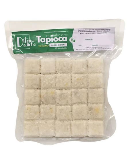 Dadinho De Tapioca Vegano Difere 450g Congelados E Refrigerados