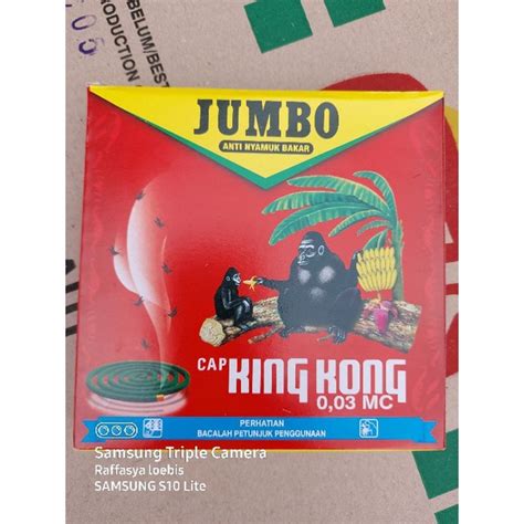 Jual Obat Nyamuk Bakar Kingkong Jumbo Kotak Isi Keping Shopee