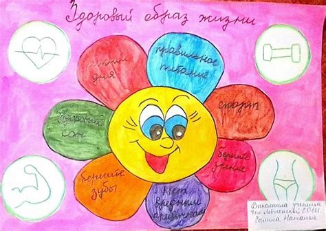 Рисунки "ЗОЖ" в школу для 3-4 класса