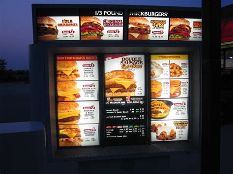 Hardees Menu