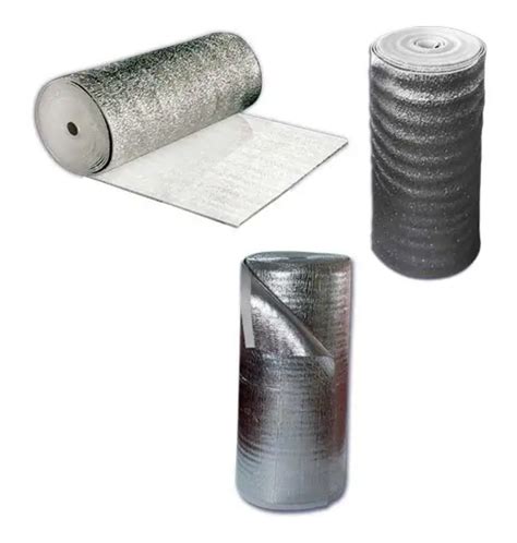 Espuma Manta Polietileno Con Aluminio Rollo 10mm 1 X 20mt Abete