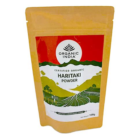 Haritaki Powder Org G Organic India Ayurvedabutiken