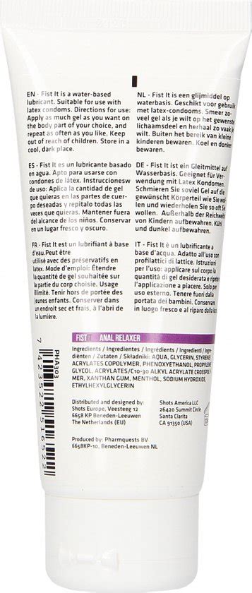 Fist It Anal Relaxer 100 Ml Bol