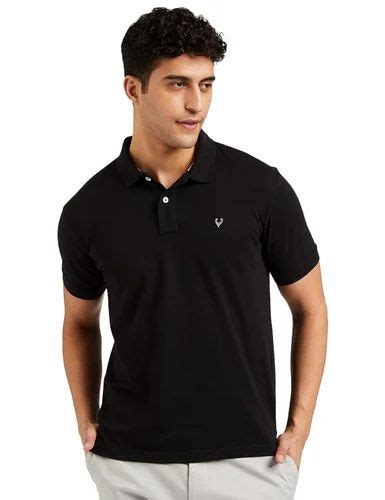 Plain Cotton Allen Solly Men S Polo T Shirts Half Sleeves Casual Wear