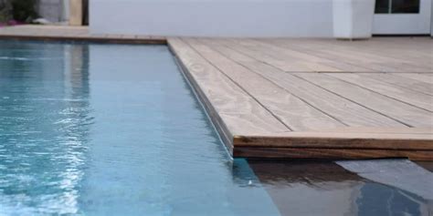 Accoya Pool Decking, wood pool deck, above ground pool deck ideas