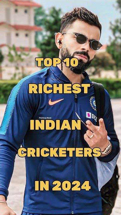 Top 10 🤑richest 🇮🇳indian 🏏cricketers👀 In 2024 Viralshorts Shots