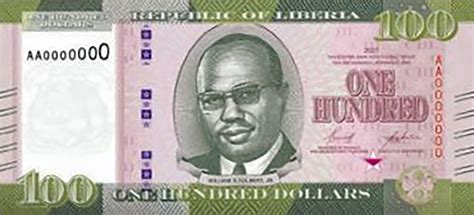 Liberia New 100 Dollar Note B319a Reported For Introduction In