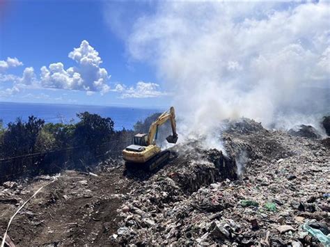 蘭嶼垃圾掩埋場悶燒4日 氣味嗆鼻公所籲戴好口罩 生活 中時