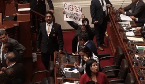 Cierre Del Congreso Así Reaccionaron Los Parlamentarios Tras El