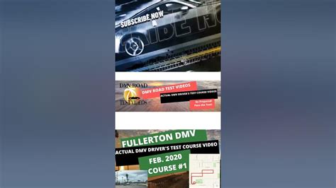 Fullerton Ca Dmv Behind The Wheel Drivers License Test Route Youtube