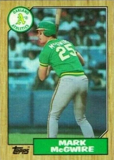 Mark McGwire 1987 Topps 366 Base Price Guide Sports Card Investor