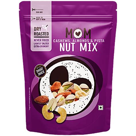 buy mom nut mix cashews almonds pista    price  rs