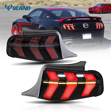 Vland Luces Traseras Led Para Coche Ford Mustang Gt V L Mpara Trasera