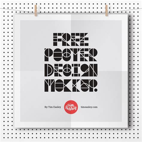 Free Poster Design Mockup :: Behance