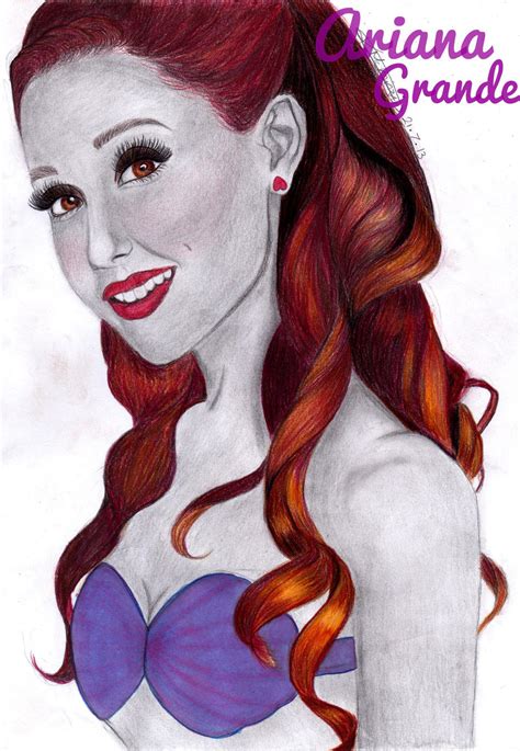 Ariana Grande The Mermaid By Itskamilahm On Deviantart