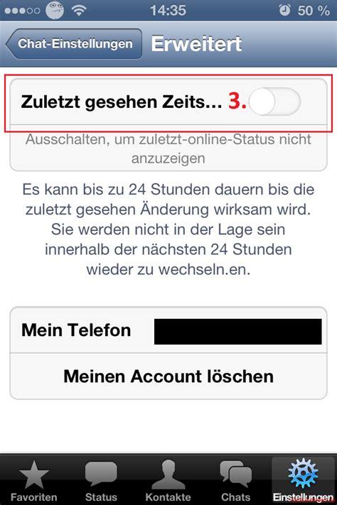 Whatsapp Zuletzt Online Ausschalten So Gehts Anleitung