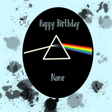 Pink Floyd Dark Side of the Moon Personalised Birthday Card - Etsy