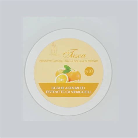 Scrub Per Viso E Corpo Tusca Agli Agrumi Sizigia Rossa