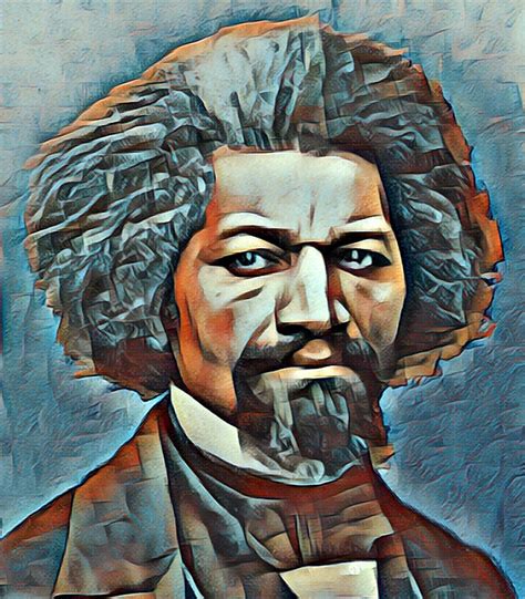 Frederick Douglass Painting In Color Paintinng Painting By Tony Rubino