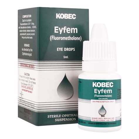 Buy Kobec Eyfem Eye Drops 5ml Online At Best Price In Pakistan Naheedpk