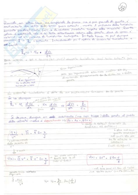 Esame Di Fluidodinamica Appunti Del Corso Di Fluidodinamica