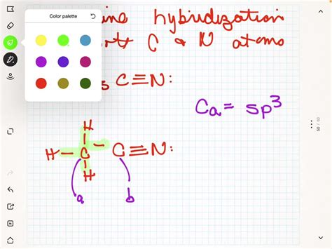 Solved Consider The Molecule Fc Ch C Chz C N Specify The